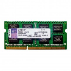 MEMORIA P/ NOTEBOOK KINGSTON 4GB DDR3 1333MHZ PC3 10600 CL9 204PIN 1.5V KVR1333D3S9/4G - OEM