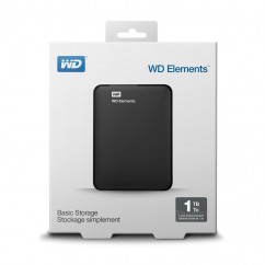 HD WESTERN DIGITAL EXTERNO PORTATIL WD ELEMENTS USB 3.0 1TB WDBUZG0010BBK-EESN  2.5 POLEGADAS