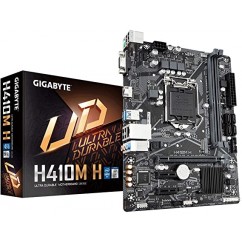PLACA MAE GIGABYTE P/ INTEL LGA 1200 MATX H410M-H V3 M.2/HDMI/VGA/USB 3.2/DDR4