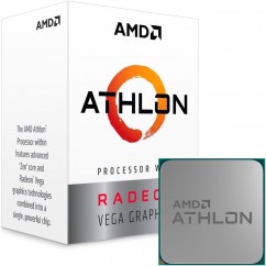 PROCESSADOR ATHLON 3000G 3.5 GHz 2-CORE AM4 5MB 35W BOX AMD YD3000C6FHBOX