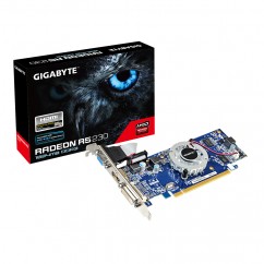 PLACA DE VIDEO PCI-E AMD RADEON R5 230 1GB DDR3 64B GIGABYTE DVI/VGA/HDMI GV-R523D3-1GL