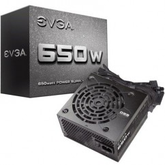 FONTE EVGA 650W REAIS 100-N1-0650-L1 PFC ATIVO