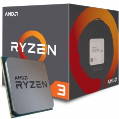 PROCESSADOR AMD RYZEN 3 1200 C/ WRAITH COOLER, QUAD CORE, CACHE 10MB, 3.1GHZ (3.4GHZ MAX TURBO) AM4 - YD1200BBAEBOX