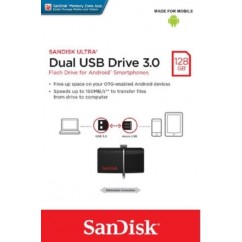 PEN DRIVE ULTRA DUAL DRIVE SANDISK 3.0 128GB SDDD2-128G-G46 