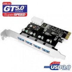 PLACA PCI-EXPRESS 4 PORTAS USB 3.0 KNUP  KP-T102 