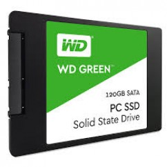 HD SSD 120GB WD GREEN WDS120G1G0A 2.5 SATA 3.0 (6 GB/S) LEITURA: 540MB/S E GRAVAÇÃO: 430MB/S