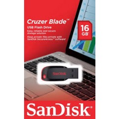 PEN DRIVE 16GB USB 2.0 CRUZER BLADE SANDISK SDCZ50-016G-B35