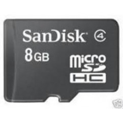 CARTAO DE MEMORIA SANDISK MICROSDHC COM ADAPTADOR 8GB SDSDQM-008G -B35A CLASS 4