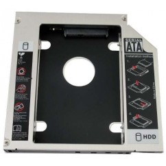 ADAPTADOR DVD P/ HD OU SSD 2.5" CADDY 9.5MM SATA