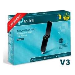 TP-LINK ARCHER ADPTADOR USB 3.0 WIRELESS AC 1300MBPS DUAL BAND T4U VER. 3.0
