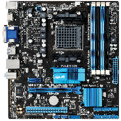 PLACA MAE ASUS M5A78L-M PLUS/USB3 P/ AMD, 4X DDR3 HDMI/DVI/VGA, USB 3.0 FRONTAL, ÁUDIO GAMER