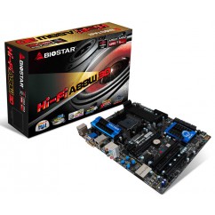 PLACA MAE BIOSTAR P/ AMD FM2+ HI-FI 7.1CH BLU-RAY AUDIO USB3/HDMI/VGA/DVI/DDR3 A88W 3D