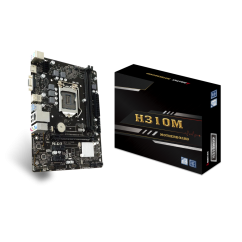 PLACA MAE BIOSTAR INTEL LGA 1151 MATX DDR4 HDMI/VGA H310MHP 8/9 GERAÇÕES
