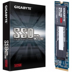 SSD M.2 PCIe NVMe 512GB GIGABYTE 2280 LEITURA 1700MB/S GRAVAÇÃO 1550MB/S - GP-GSM2NE3512GNTD
