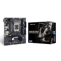 PLACA MAE BIOSTAR P/ INTEL LGA 1700 MATX B660MX-E M.2/HDMI/VGA/USB 3.2/DDR4
