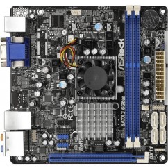 PLACA MAE ASROCK C70M1 C/ PROCESSADOR AMD APU ONTARIO DDR3