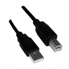 CABO USB 2.0 AM X BM 1,8M PRETO PC-USB1801 PLUS CABLE *IMPRESSORA