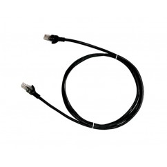 CABO DE REDE PATCH CORD CAT.6 2,5m PRETO PLUS CABLE PC-ETH6U25BK 