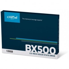 HD SSD 120GB CRUCIAL BX500 SATA 6GB/S LEITURAS: 540MB/S E GRAVAÇÃO: 500MB/S CT120BX500SSD1