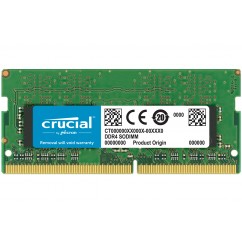 MEMORIA CRUCIAL BY MICRON 8GB 2400MHZ DDR4 P/ NOTEBOOK CL17 CT8G4SFS824A