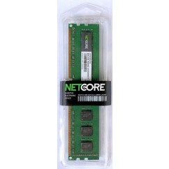 MEMORIA DDR3 4GB 1333MHZ/10600 NETCORE PC3-1333 1.5V CL9 240PIN UDIMM  - NET34096UD13