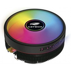COOLER FAN CPU AMD/INTEL LED RGB C3 TECH FC-L50RGB