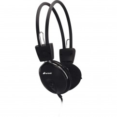 FONE DE OUVIDO HEADSET STEREO C/MICROFONE PRETO FORTREK P2/P2 HS-312  73643 