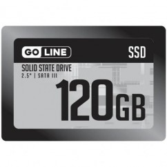 HD SSD 120GB GOLINE 2.5 SATA 3.0 (6 GB/S) LEITURA: 560MB/S E GRAVAÇÃO: 500MB/S - GL120SSD