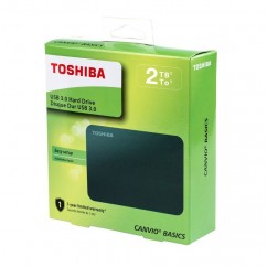 HD TOSHIBA PORTATIL CANVIO BASICS USB 3.0 2TB PRETO - HDTB420XK3AA