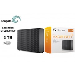 HD SEAGATE EXTERNO EXPANSION USB 3.0 3TB PRETO STEB3000100 3.5 POLEGADAS