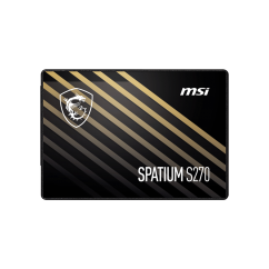 HD SSD 240GB MSI 2.5 SATA 3.0 (6 GB/S) LEITURA: 500MB/S E GRAVAÇÃO: 400MB/S - SPATIUM S270