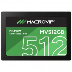 HD SSD 512GB 2.5" MACROVIP SATA 3.0 (6 GB/S) LEITURA:520MB/S E GRAVAÇÃO: 450MB/S - MV512GB 
