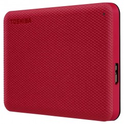HD TOSHIBA EXTERNO PORTATIL CANVIO ADVANCE USB 3.0 4TB VERMELHO HDTCA40XR3CA
