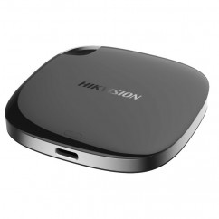 HD SSD Externo Hikvision Preto, 512GB, USB, Leitura: 450Mb/s - HS-ESSD-T100I