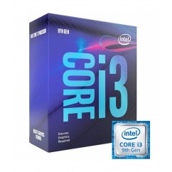 PROCESSADOR INTEL CORE I3-9100F COFFEE LAKE, CACHE 6MB, 3.6GHZ (4.2GHZ MAX TURBO), LGA 1151, SEM VÍDEO - BX80684I39100F