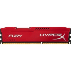 MEMORIA DDR3 8GB 1866MHZ KINGSTON HYPERX FURY CL10 RED SERIES HX318C10FR/8 