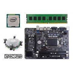 KIT I3 3220, cooler, MB 1155, 4GB DDR3 Cód. 2150