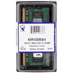 Memória Kingston 4GB 1333Mhz DDR3 p/ Notebook CL9 KVR13S9S8/4 