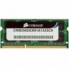 MEMORIA NOTEBOOK CORSAIR 4GB 1333MHZ DDR3 CMS04GX3M1A1333C9
