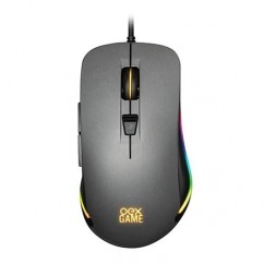 MOUSE GAMER 7200DPI CINZA 5 BOTÕES MACRO LED RGB CRONOS OEX MS320