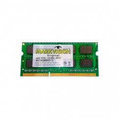 MEMORIA P/ NOTEBOOK MARKVISION 4GB DDR3 1333MHZ PC3 10600 CL9 204PIN 1.5V MVD34096MSD-13  OEM