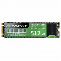 SSD M.2 SATA MACROVIP 512GB, LEITURA: 500MB/S E GRAVAÇÃO: 450MB/S - MVSAM2/512GB
