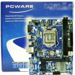 Placa Mãe PC Ware Pcware-IPMH81G1 Chip Intel 1150