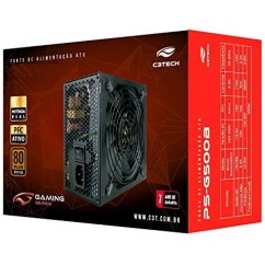 FONTE ALIM ATX 600W REAIS 80Plus BRONZE S/CABO C3 TECH PS-G600B 