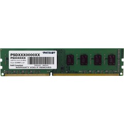 MEMORIA DDR3 8GB 1600MHZ/12800 PATRIOT SIGNATURE 1.5V CL11 240PIN UDIMM - PSD38G16002