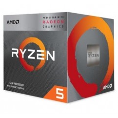 PROCESSADOR AMD RYZEN 5 3400G, CACHE 6MB, 3.7GHZ (4.2GHZ MAX TURBO), AM4 - YD3400C5FHBOX