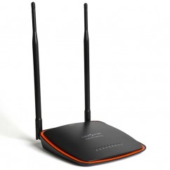 ROTEADOR WIRELESS N 300MBPS HIGH POWER LINK-ONE 2 ANTENAS 7DBI L1-RWH332 