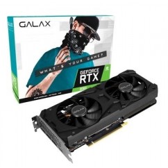 PLACA DE VIDEO GALAX GEFORCE RTX 3060 1-CLICK OC, LHR, 12GB, GDDR6, 192-BIT, 3XDP/1XHDMI - 36NOL7MD1VOC