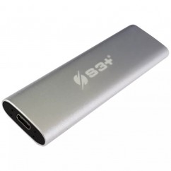 HD SSD Externo M.2 S3+ 240GB USB-C 3.2 C/ ADAPTADOR, PRATA - S3SSDE240SL