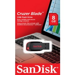 PEN DRIVE 8GB USB 2.0 CRUZER BLADE SANDISK SDCZ50-008G-B35